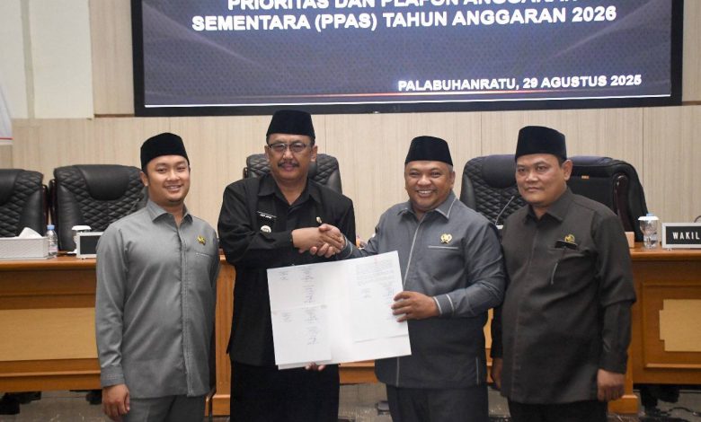 DPRD dan Pemkab Sukabumi Sepakati Kebijakan KUA PPAS Tahun 2026