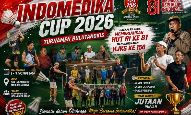 Indomedika Cup 2026 Diharapkan Jadi Ajang Pembinaan Atlet Bulu Tangkis Kecamatan Sukabumi