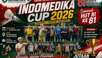 Semarak HUT RI ke-81, Indomedika Cup 2026 Jadi Ajang Silaturahmi dan Promosi Kesehatan