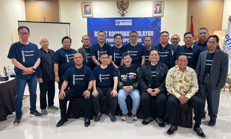 Peradi Jabar Sauyunan Gelar Rapat Koordinasi Wilayah, Perkuat Soliditas DPC se-Jawa Barat