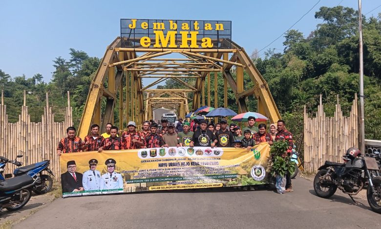 HJKS ke-156, LSM Dampal Jurig Kolaborasi dengan Berbagai Pihak Tanam 1.560 Pohon di Bumi Cinumpang
