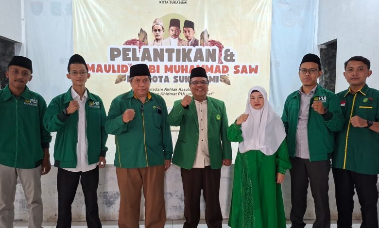 Pelantikan Tiga Banom PUI Kota Sukabumi, Kader Muda Didorong Jadi Motor Perubahan