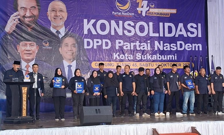 NasDem Pasang Target 13 Kursi di Sukabumi, Struktur dan Militansi Kader Diperkuat