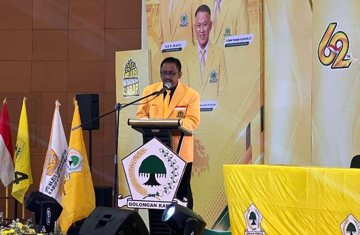 Musda XI Golkar Sukabumi Berjalan Kondusif, Asep Japar Ditunjuk Jadi Ketua DPD