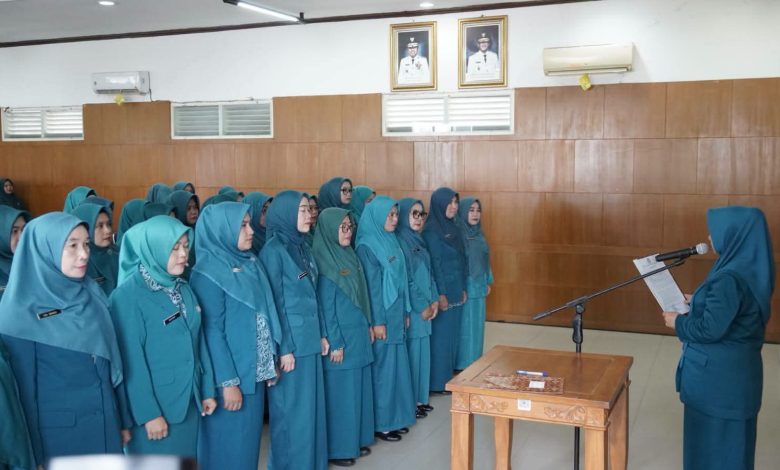 27 Ketua TP PKK Kecamatan Resmi Dilantik, Rina Rosmaniar Dorong Inovasi