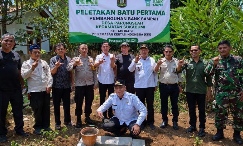 Bank Sampah Desa Parungseah Mulai Dibangun, Kolaborasi PT KKI dan Pemdes Dorong Sampah Bernilai Ekonomis